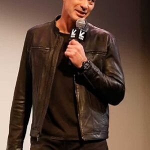 John Wick 4 SXSW 2023 Chad Stahelski Black Leather Jacket